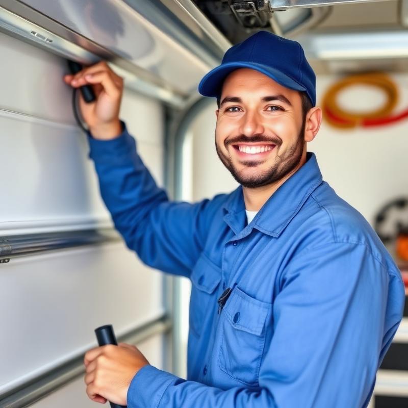 Addy Garage Doors technician at work